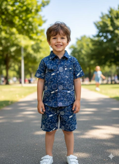 gabardina estampada infantil modelo 7 - Hipertelas