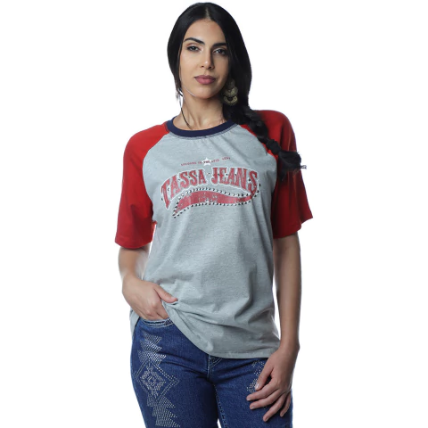 T-SHIRT FEMININA TASSA PP/GG - TFCM05396 - comprar online