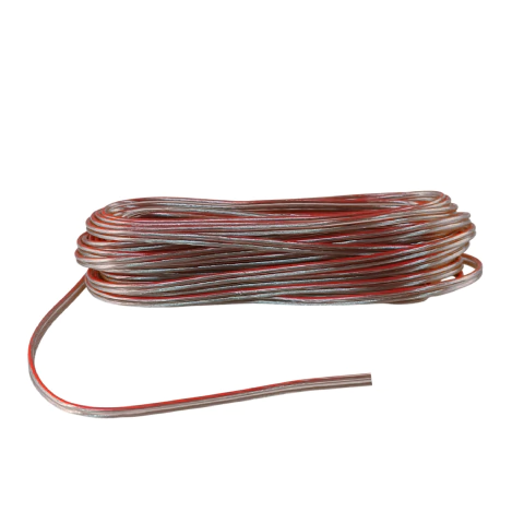 Cable 18 AWG para LED Monocromático, Transparente, 50m, 48V Máx.