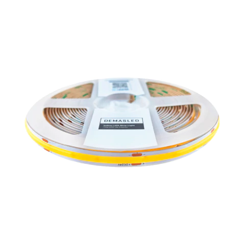 Tira LED COB 24V 11W/m, Blanco superCálido 950lm/m 480LEDs/m, 8mm, 5m