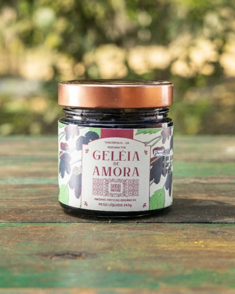 Geleia de amoras frescas com cachaça - comprar online