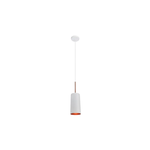 PENDENTE BUQUE 454 ALUMINIO 1X E27 BRANCO/COBRE/COBRE - ITAMONTE - comprar online