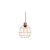 PENDENTE BALL ALUMINIO/ACO 1X E27 COBRE ARAMADO - ITAMONTE - comprar online