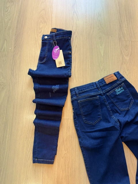 Calça jeans sal pimenta