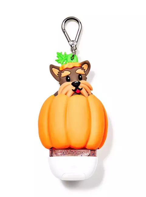 Case Porta Álcool em Gel Bath & Body Works - Modelo: Cachorro na Abóbora