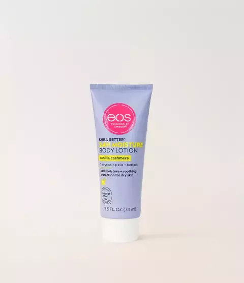 eos Mini Loção Corporal 24h Moisture 74ml - Fragrância: Vanilla Cashmere