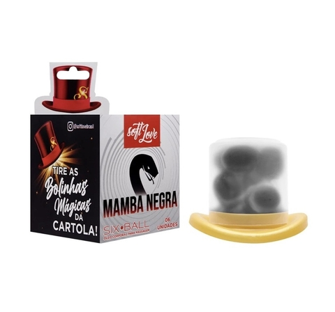 BOLINHAS EXPLOSIVAS MAMBA NEGRA 6 unidades