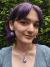 Collar hortensia morada en internet