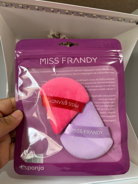 Esponjas para pó duo Miss frandy