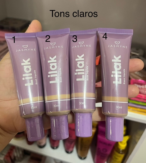 Base líquida lilak Jasmyne tons claros