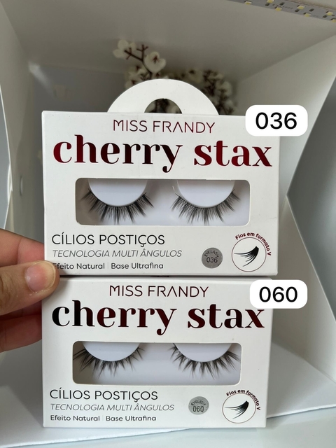 Cílios postiços cherry stax Miss frandy
