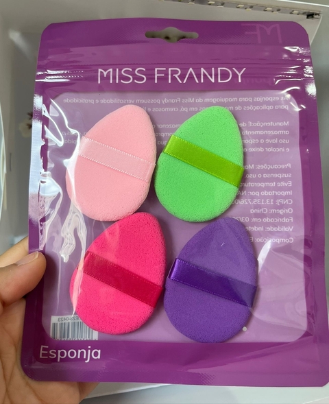 Esponjas para pó quarteto Miss frandy