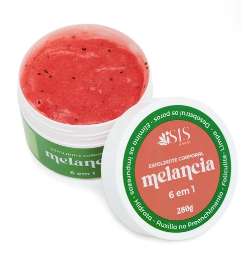Esfoliante corporal de melancia SIS makeup 6 em 1