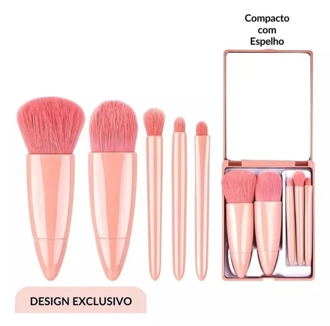 Kit pincéis com espelho