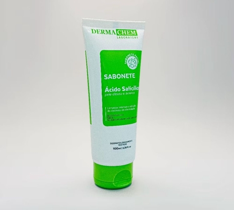 Sabonete facial ácido salicílico para pele oleosas e acneica Dermachem