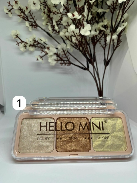 Paleta trio iluminador Hello mini - comprar online