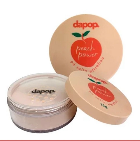 Pó facial ultra fino peach power Dapop