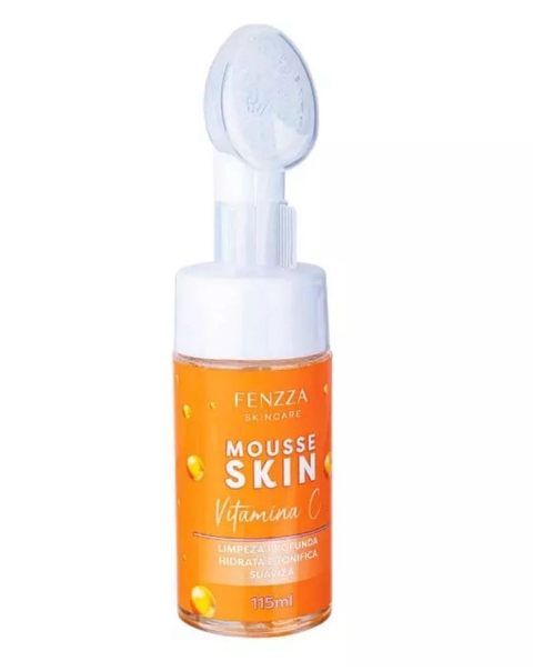 Mousse skin limpeza facial de vitamina c Fenzza