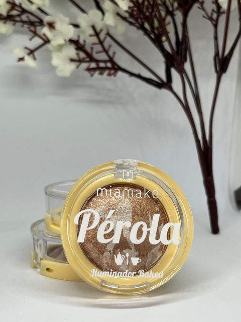 Iluminador baked pérola Mia make