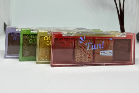 Paleta de sombras fun city girls