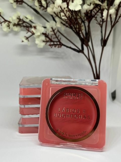 Blush 2em1 lábios e bochechas Pink 21