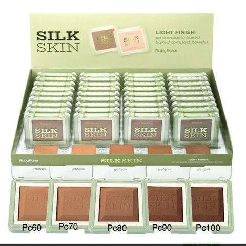 Pó compacto baked silk skin Ruby rose