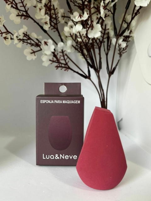 Esponja para maquiagem flat Lua&neve
