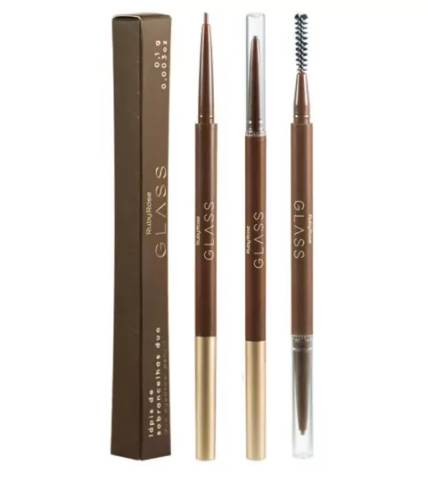 Lapiseira para sobrancelha Ruby Rose - cor 3 escuro