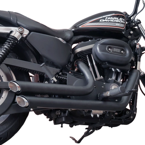 Escapamento 2.1/2" Preto Short Shots Sportster Após 2014