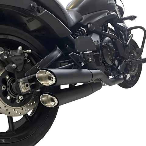 Escapamento 3" Dual Side Preto Vulcan S650 - comprar online