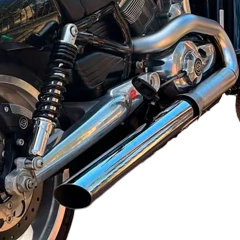 Ponteira 3" Cromado Chanfrado V-Rod Muscle