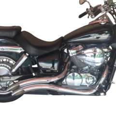 Escapamento 2.1/2" Cromado JJ Shadow 750