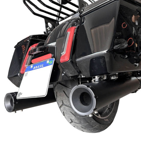 Ponteira 4" Preto Com Bocal Preto Touring Ano 2017-2023 - (cópia) - comprar online