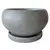 Maceta Redonda Baja c/plato Blanca 12cm - comprar online