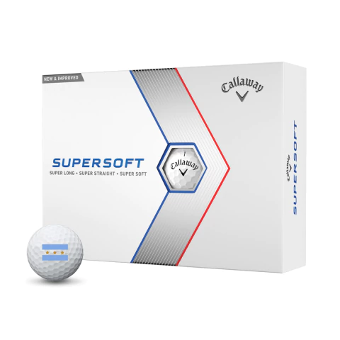Pelotas Callaway Supersoft Bandera Argentina - comprar online