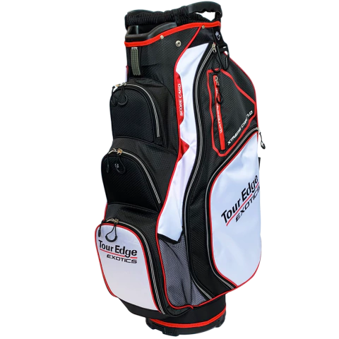 Bolsa Tour Edge Exotics Xtreme 7.0 Cart Bag Blanco/rojo - comprar online