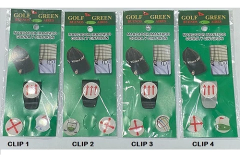 Clip De Visera Con 3 Monedas