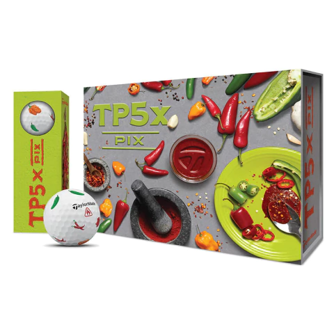 Pelotas TaylorMade TP5x Pix Peppers Limited Edition - comprar online