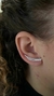 BRINCO EAR CUFF LISO DOIS RISCOS - PRATA 925 na internet