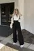 2X1 Chaleco Puffer + Pantalones Palazzo Sastrero - ICONCAPITAL