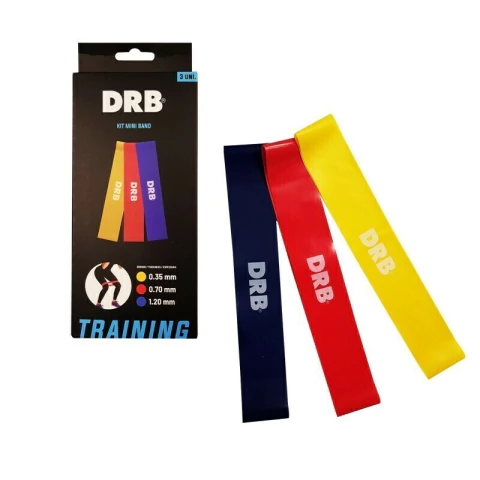 Set X3u Bandas Elásticas Circulares Drb Mini Power Band