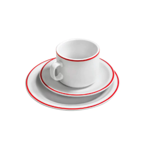 Imagen de Porcelanas Tsuji 455 Filete Rojo: 77 Piezas