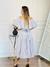 Vestido Midi Ciganinha - Azul bebê - comprar online