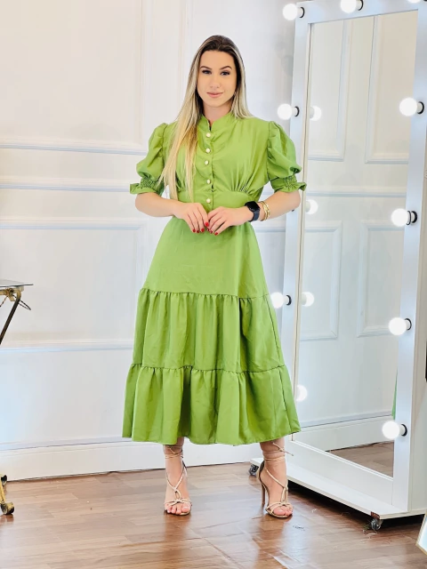 Vestido Midi Débora - Verde