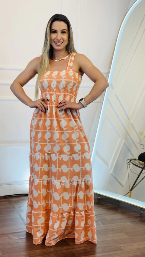 Vestido Longo Vitória - Cor 5