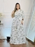 Vestido Longo Pietra- Estp Branco/Verde Musgo na internet