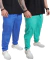 Kit 2 Calças Masculina Fitness -Azul Royal + Verde Agua