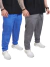 Kit 2 Calças Masculina Fitness - Azul Royal + Chumbo