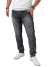 Calça Masculina Jeans Slim Fit Cinza Destroyed e Puido - loja online