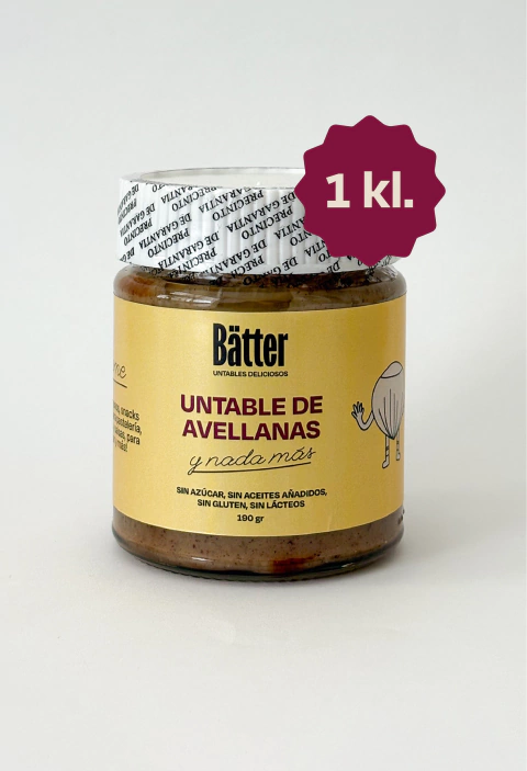 Pasta Untable de Avellanas / 1 kl
